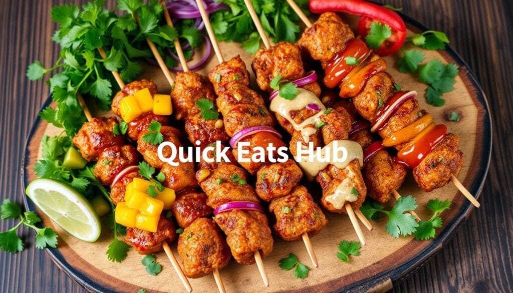 Bang Bang Chicken Skewer Variations