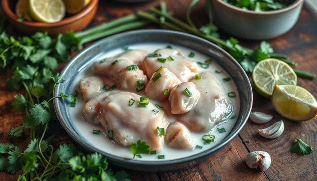 Brazilian Coconut Milk Chicken Preparation