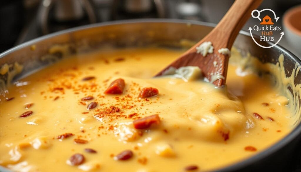 Cheese Sauce Preparation