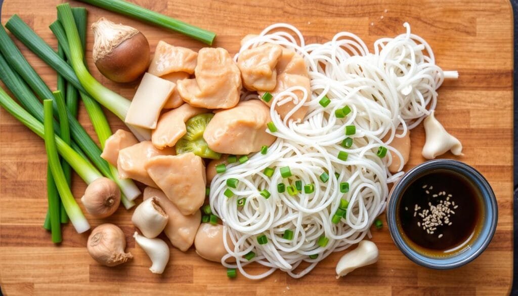 Chicken Long Rice Ingredient Combination Chicken Long Rice Ingredient Combination