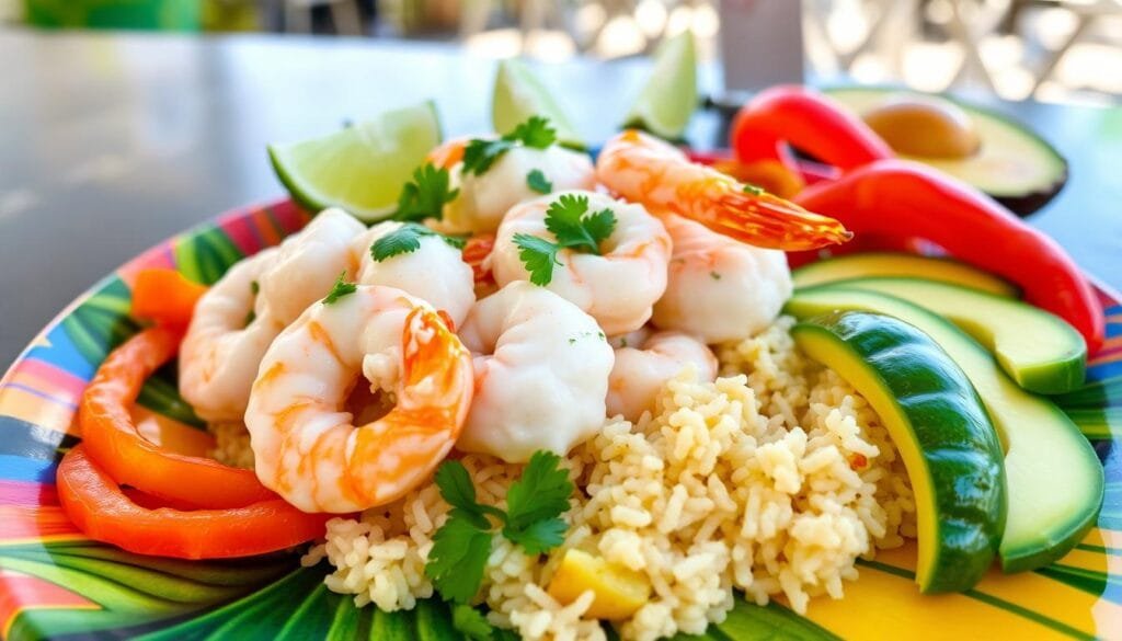 Creamy Coconut Shrimp Serving Suggestion