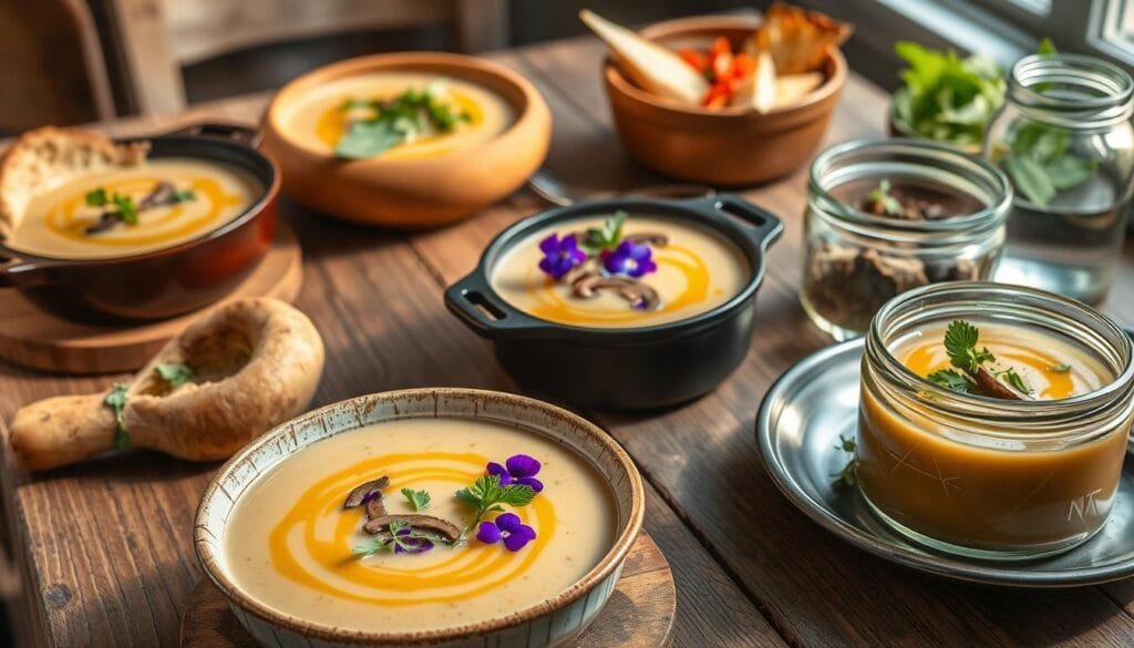 Creative Mushroom Soup Serving Ideas