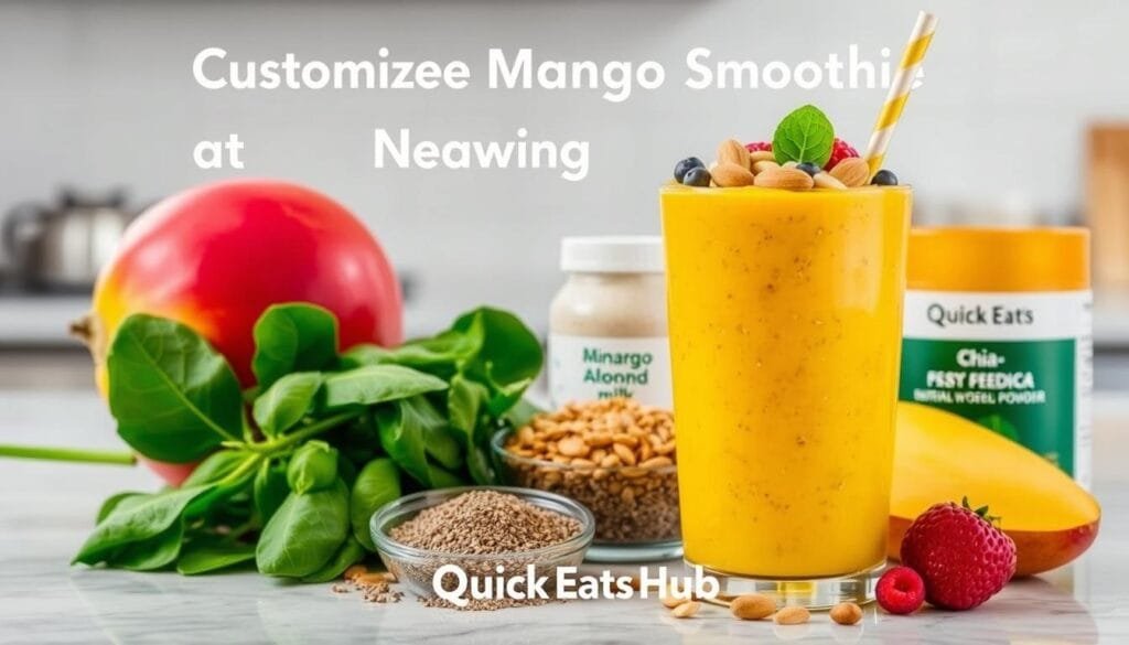 Customized Mango Smoothie Dietary Options