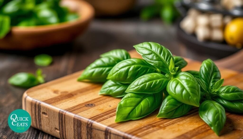 Fresh Basil for Chicken Bryan