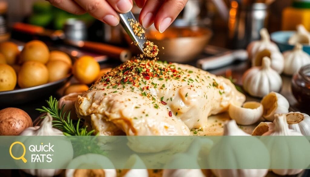 Garlic Parmesan Chicken Preparation