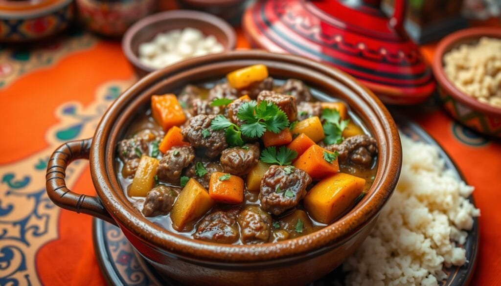 Moroccan meat stew