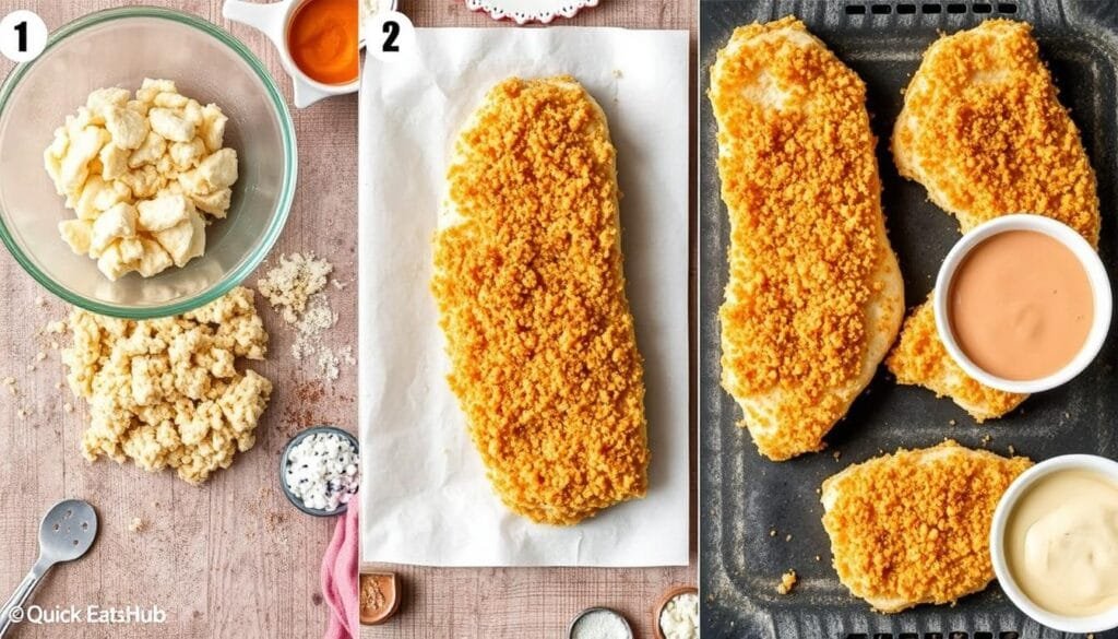 Panko-crusted Mahi Mahi breading techniques