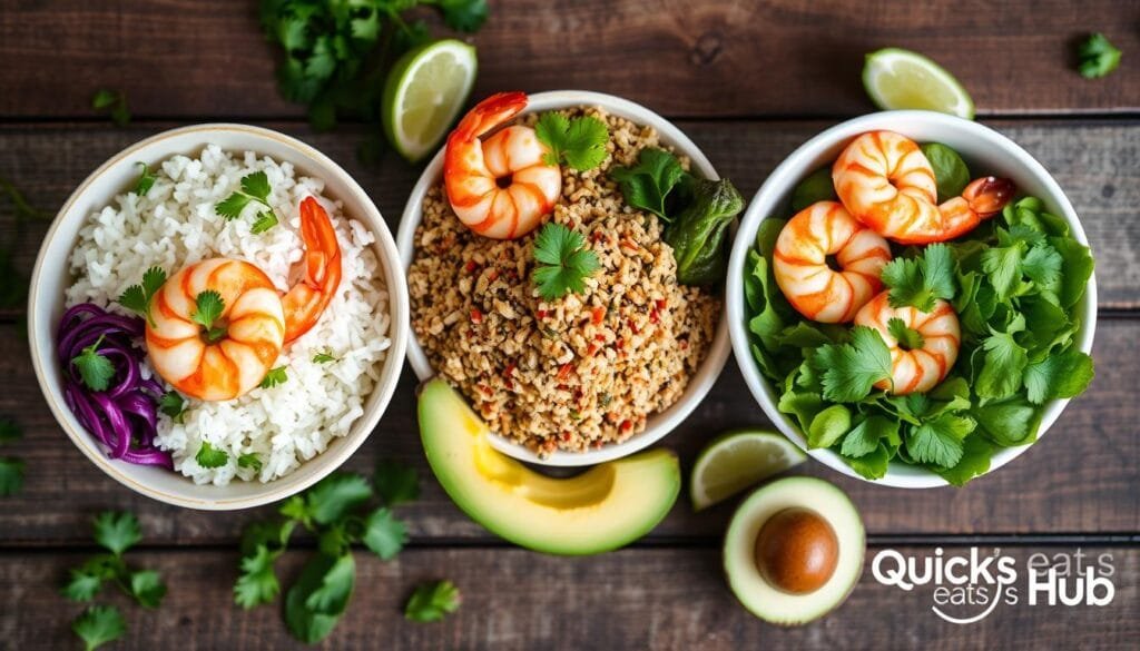 Shrimp Rice Bowl Base Options
