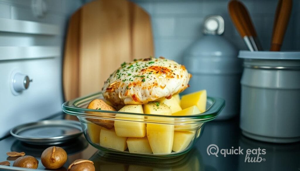 Storing Garlic Parmesan Chicken Leftovers