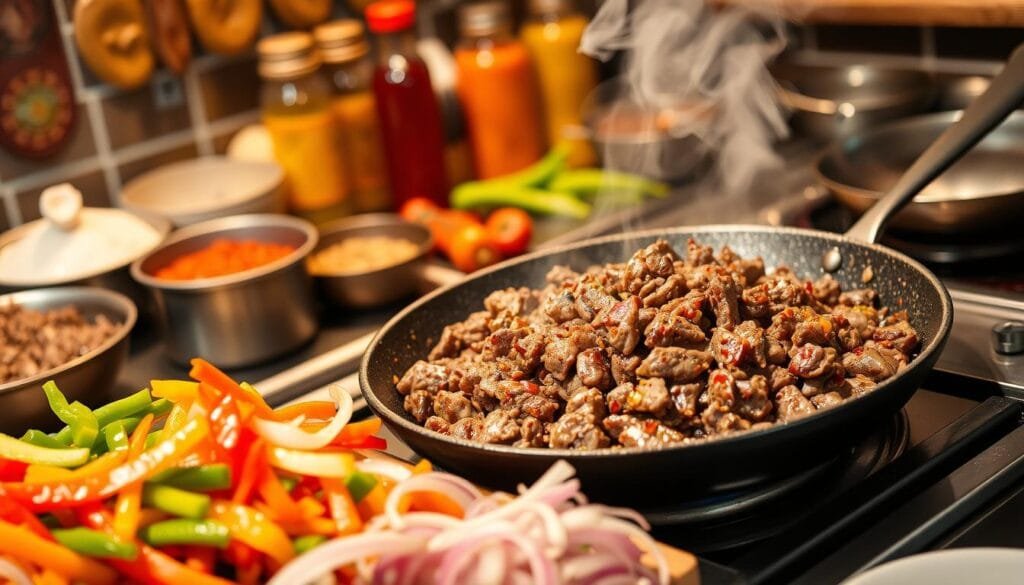 cooking bulgogi