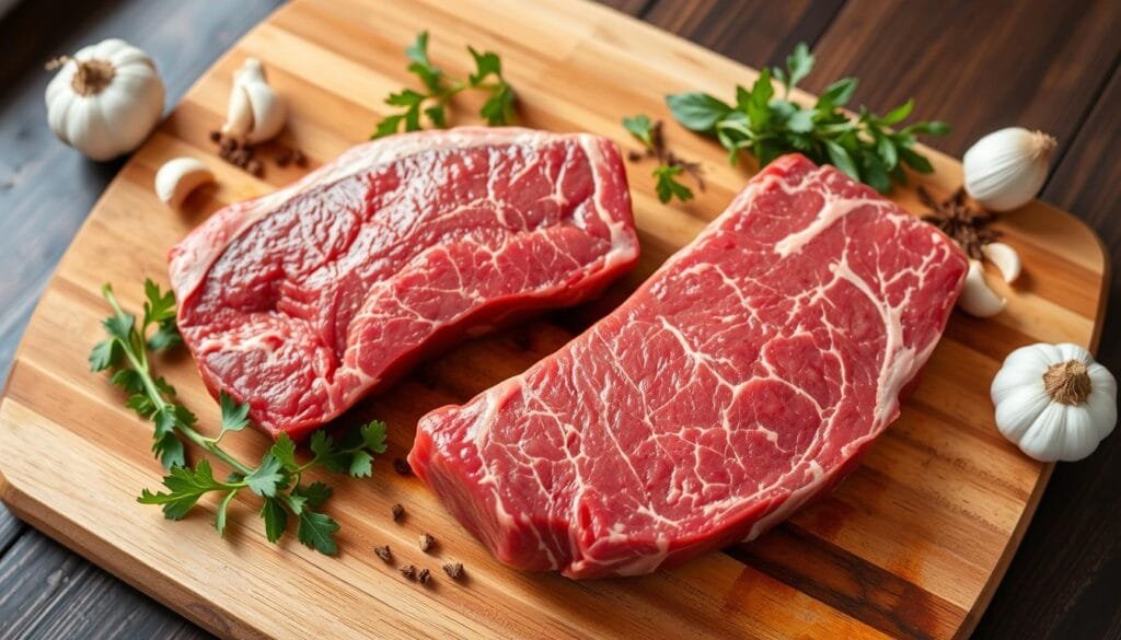flank steak and skirt steak