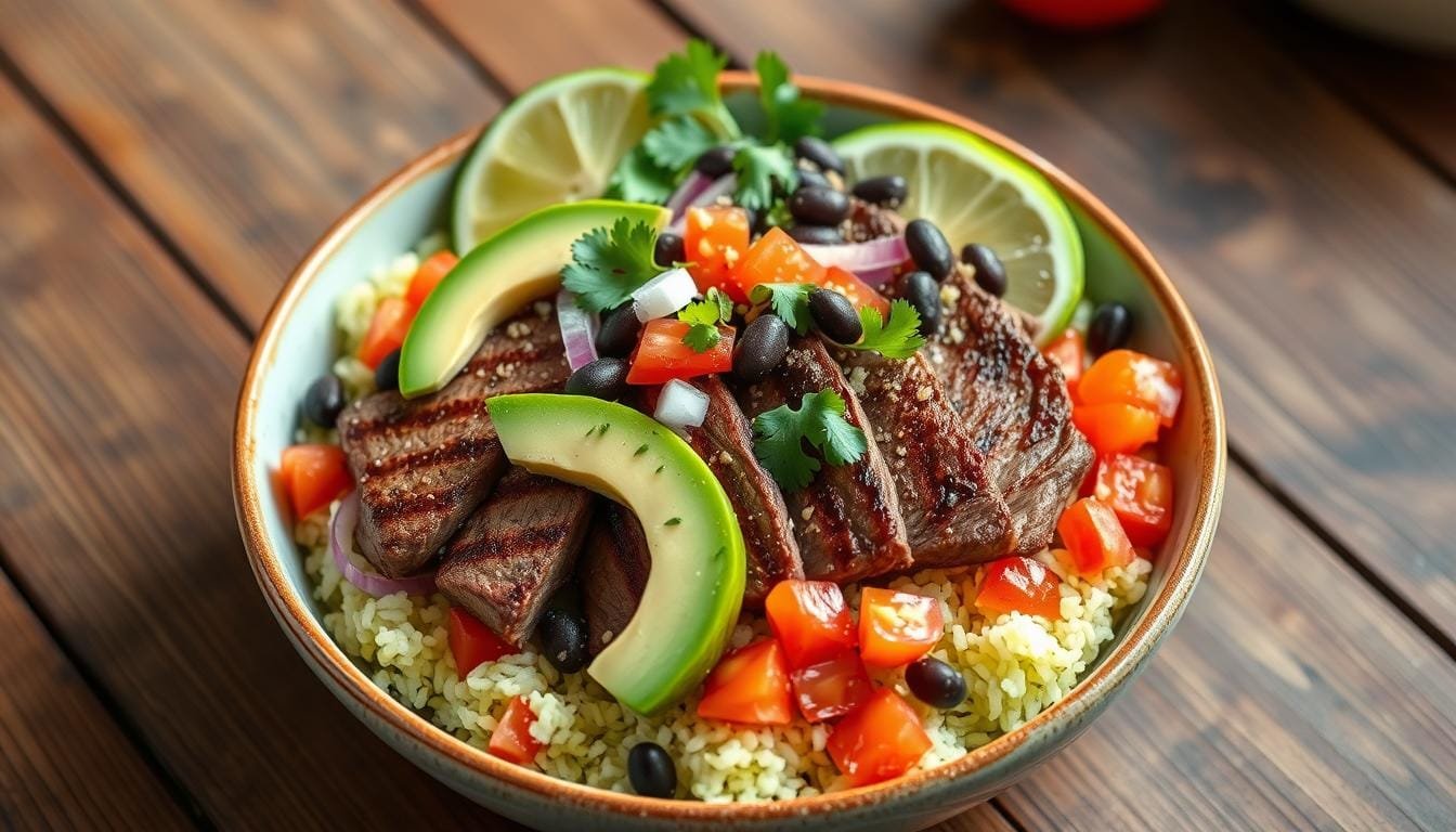 steak chipotle bowl