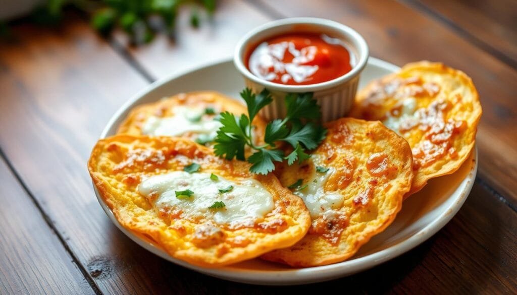 Air Fryer Tortilla Garlic Bread