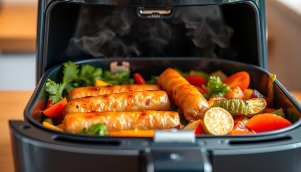 Airfryer Sausage And Veggies
