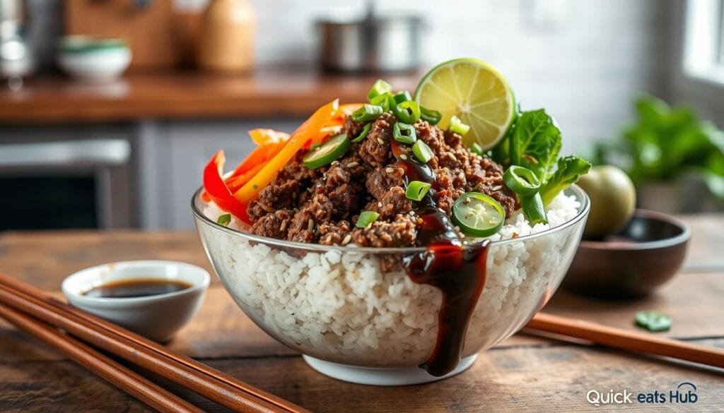 Ground Beef Rice Bowl Serving Suggestions
