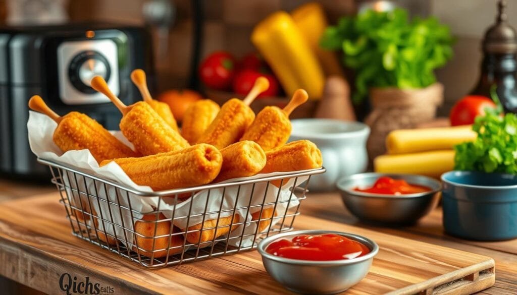 Homemade Corn Dogs Air Fryer Recipe
