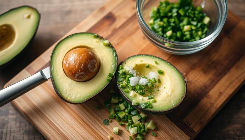 Avocado Lime Sauce Preparation