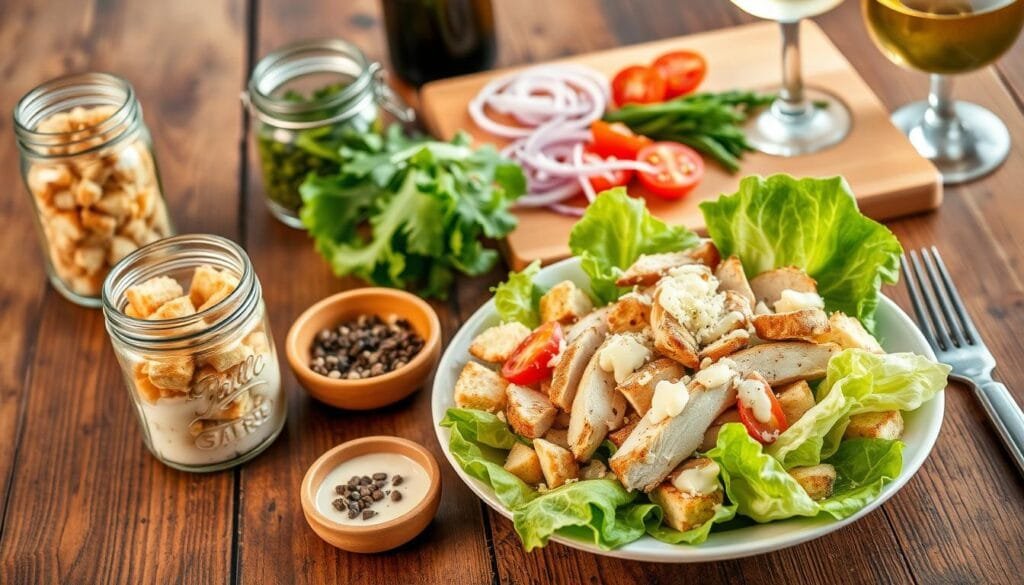 15-Minute Chicken Caesar Salad