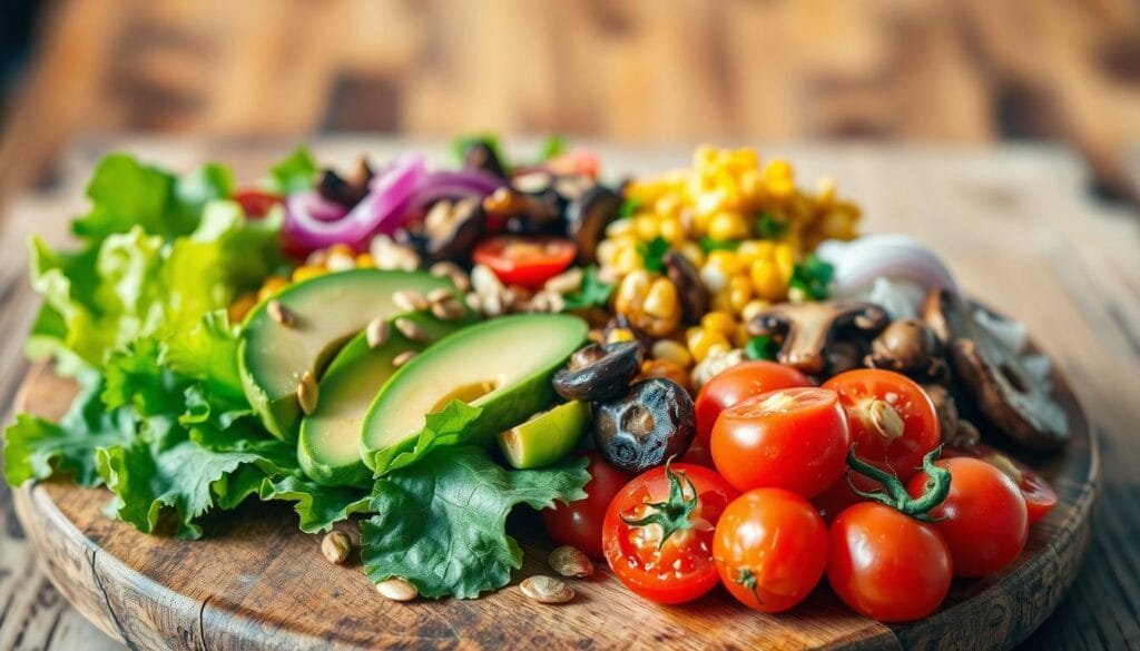 Customized Vegan Taco Salad Toppings