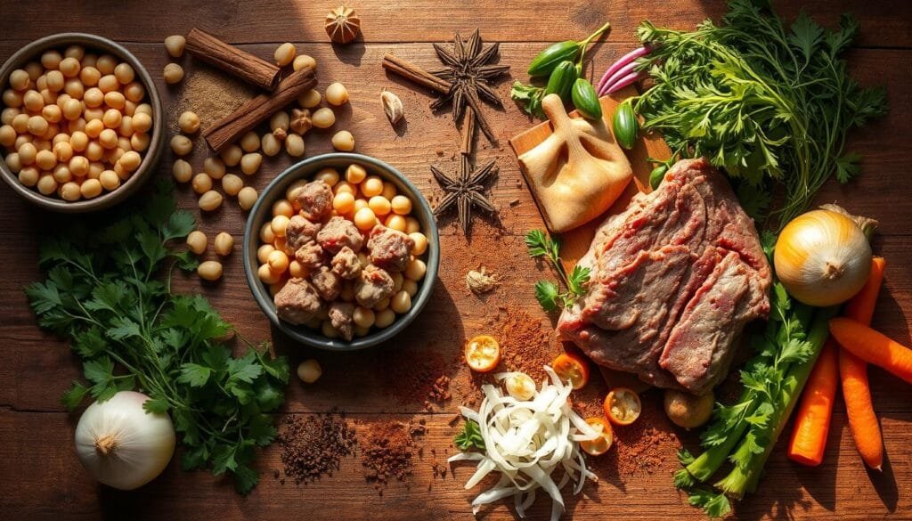 Moroccan Harira Soup Ingredients