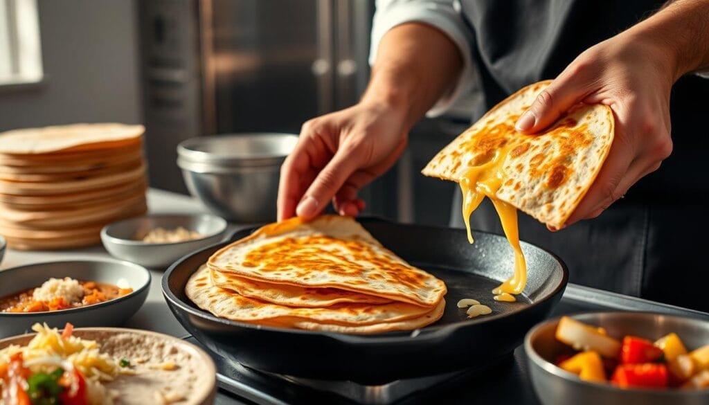 Quesadilla Cooking Techniques