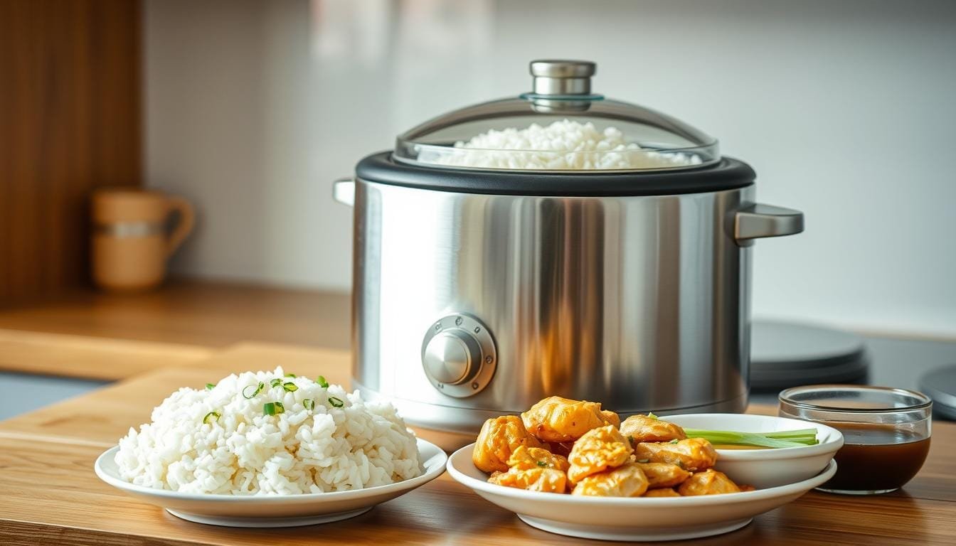 hainanese chicken rice cooker