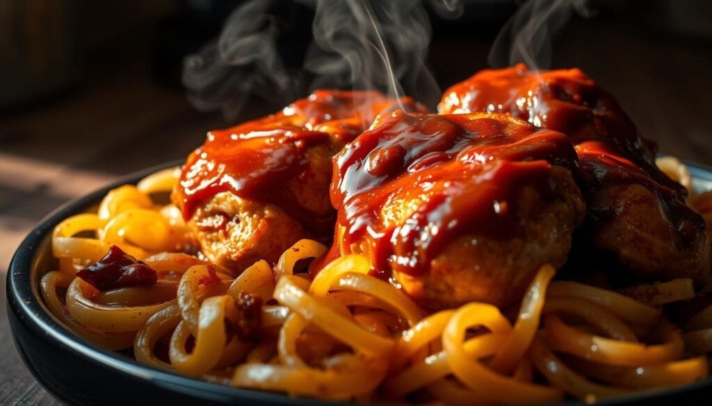 juicy slow cooker chicken thighs