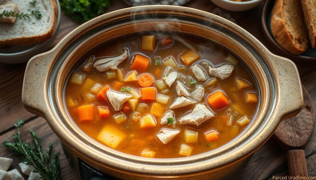 slow cooker chicken soup
