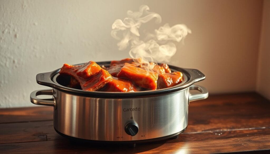 slow cooking process