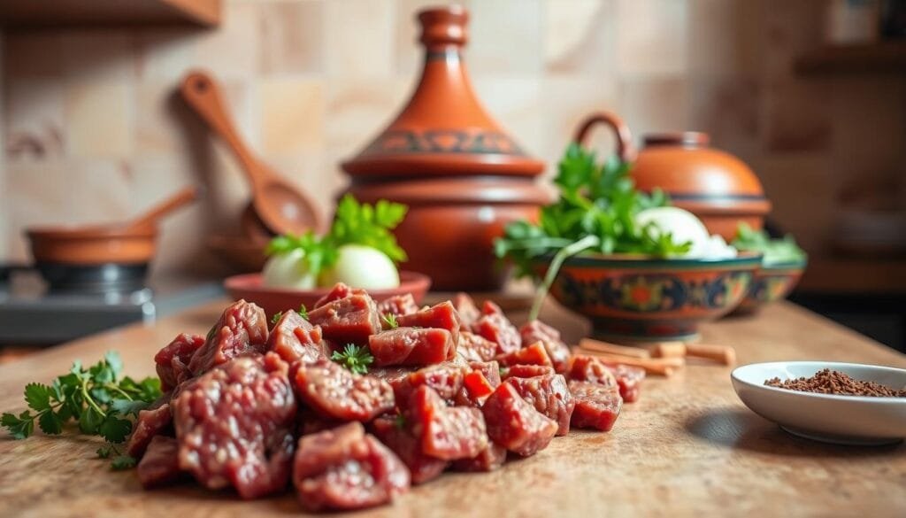 tagine preparation