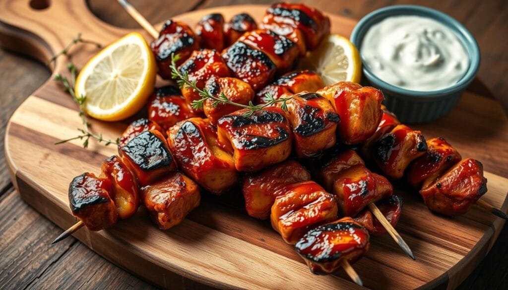 BBQ Chicken Skewers Serving Suggestions