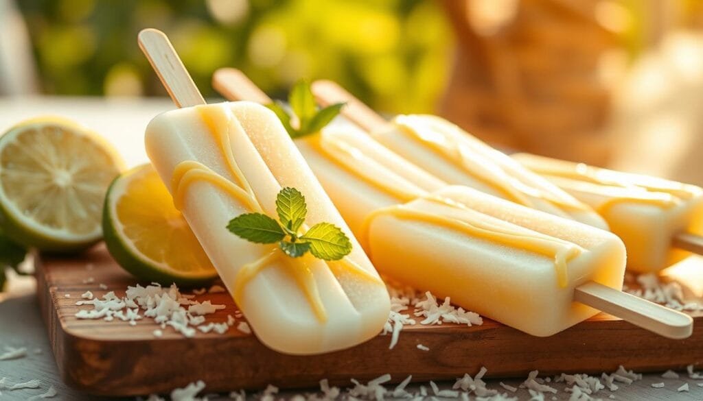 Coconut Lime Popsicles
