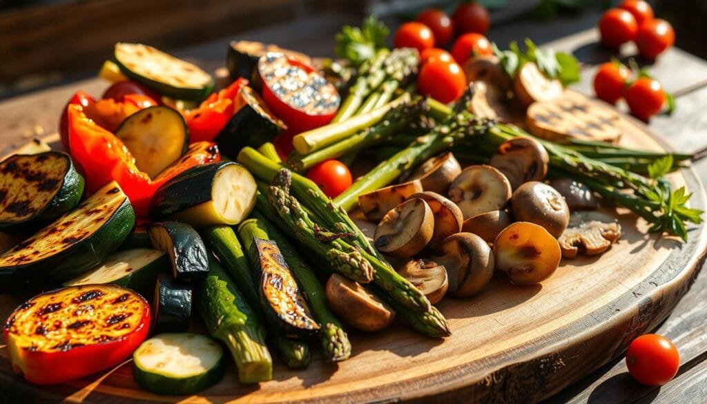 easy grilled vegetable platter