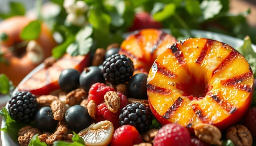 grilled peach salad pairings