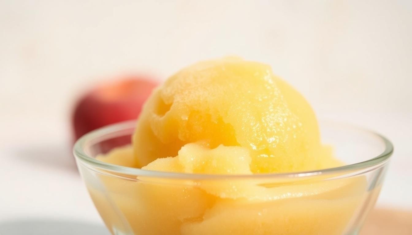 Easy Peach Sorbet