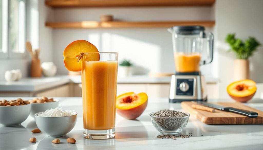 peach smoothie variations