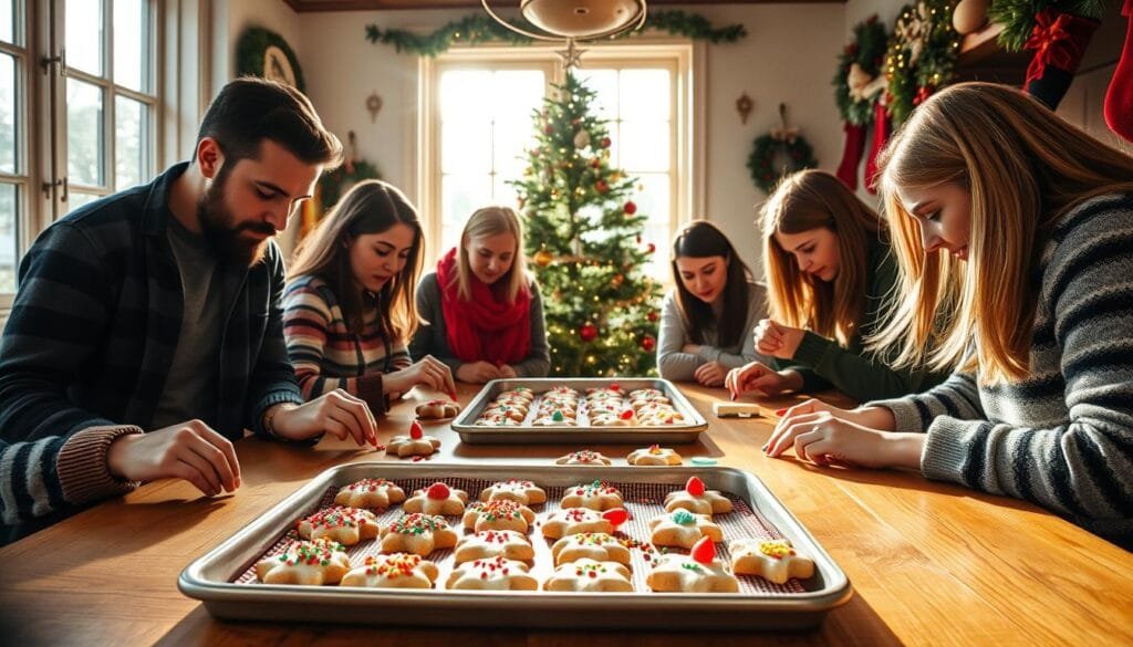 Christmas cookie decorating Christmas cookie decorating