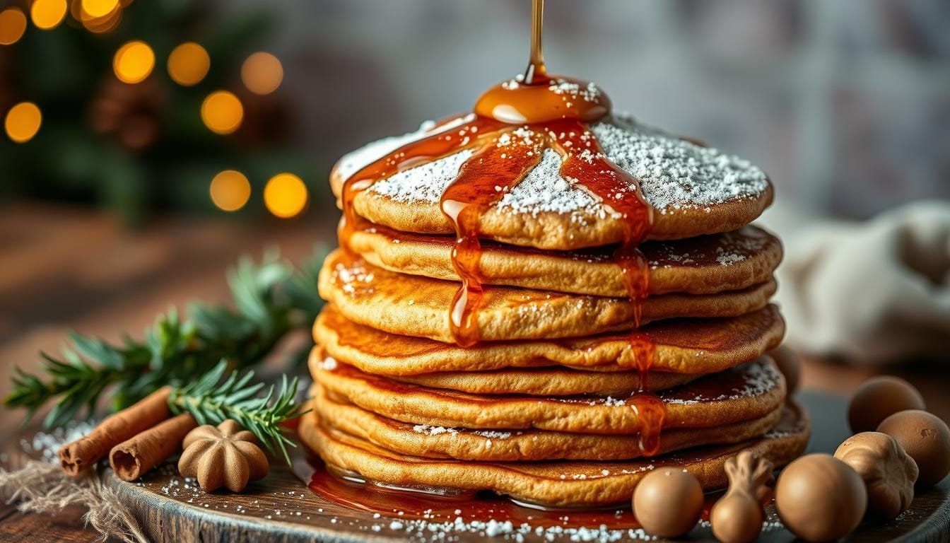 Gingerbread pancakes recipe