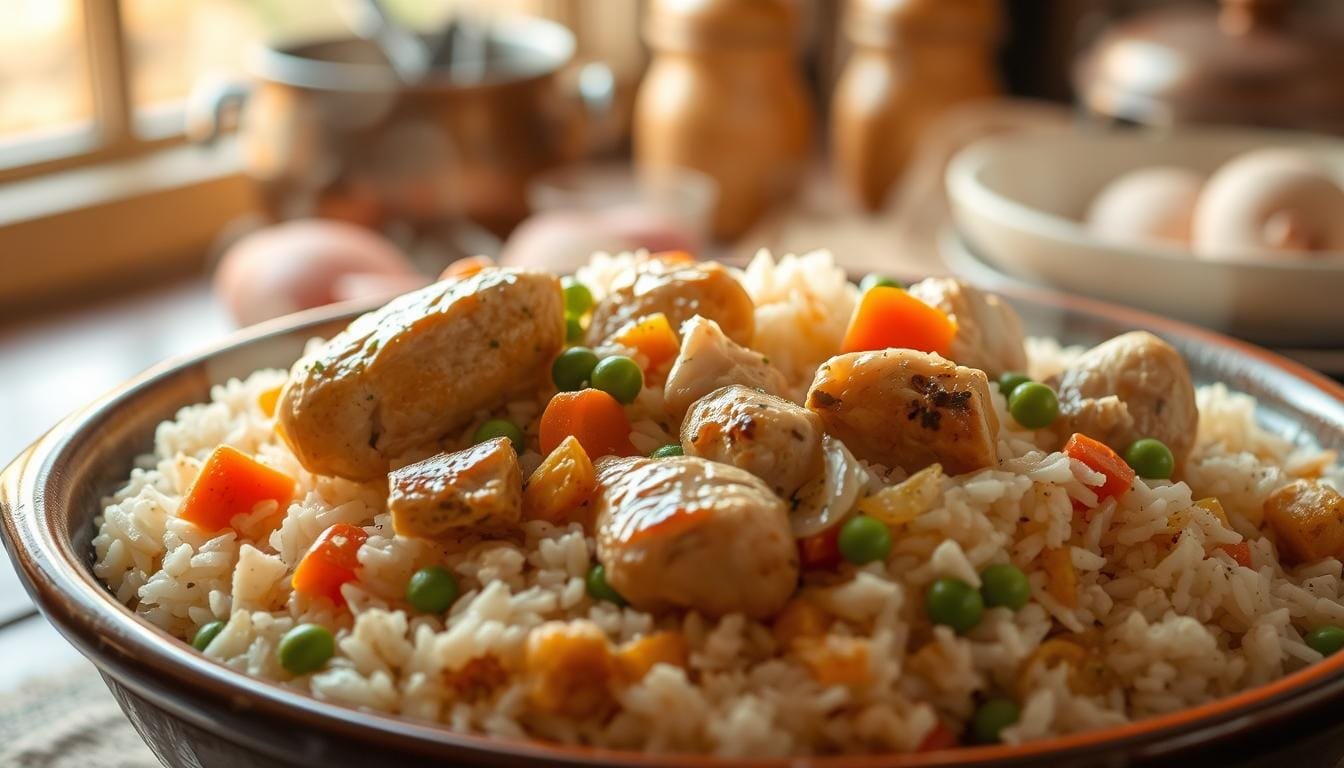 One-pot chicken and rice recipe