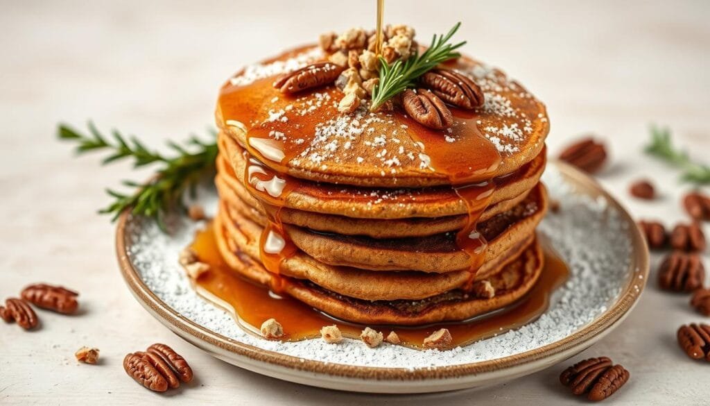 gluten-free gingerbread pancakes