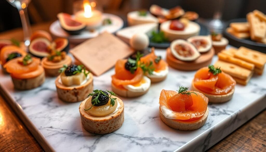 gourmet New Year's Eve appetizers