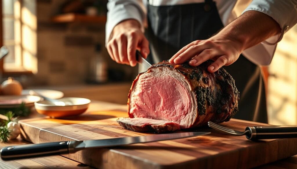 prime rib roast carving