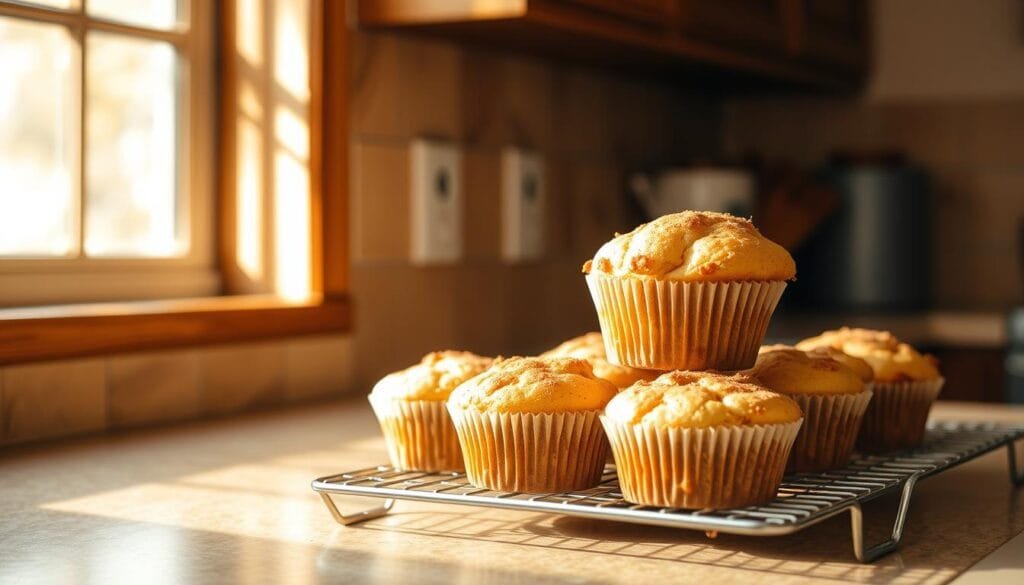 storing cinnamon apple muffins