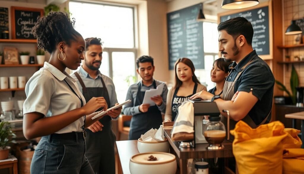 coffee shop staff training