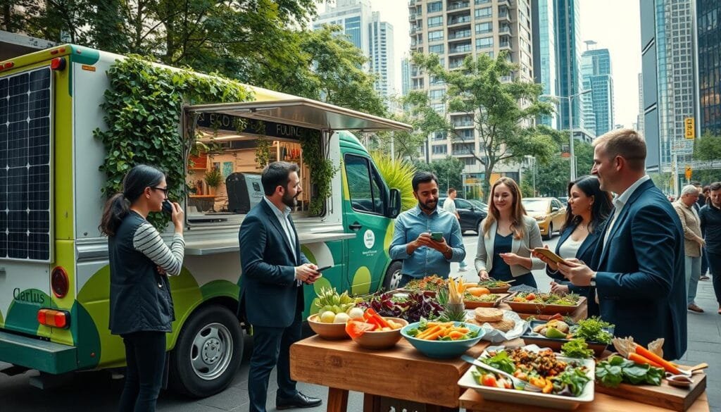 green food truck practices