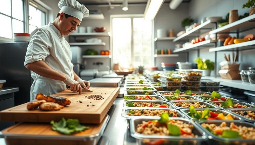 meal prep production process