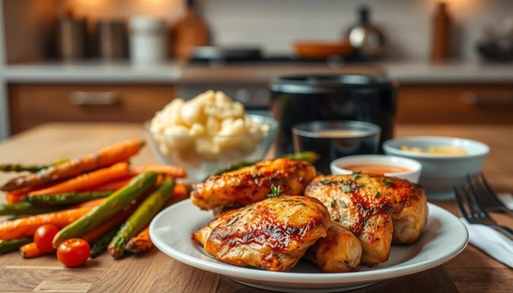 Serving suggestions for poultry dishes