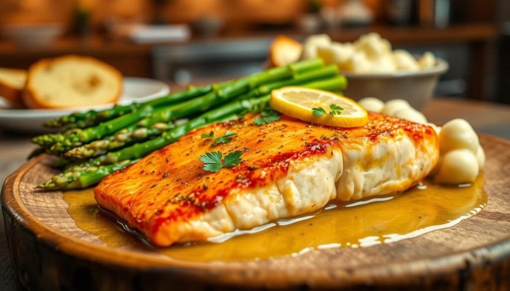 garlic butter salmon