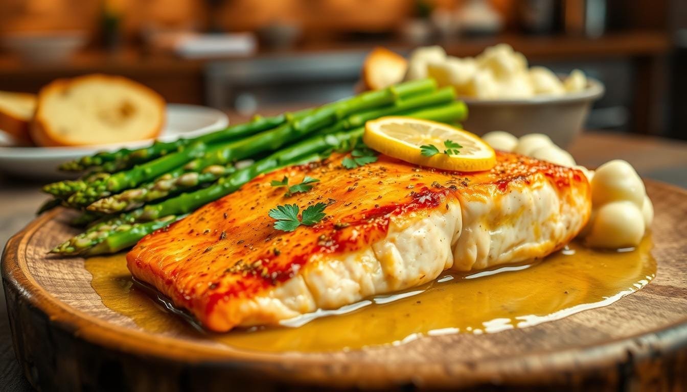 garlic butter salmon