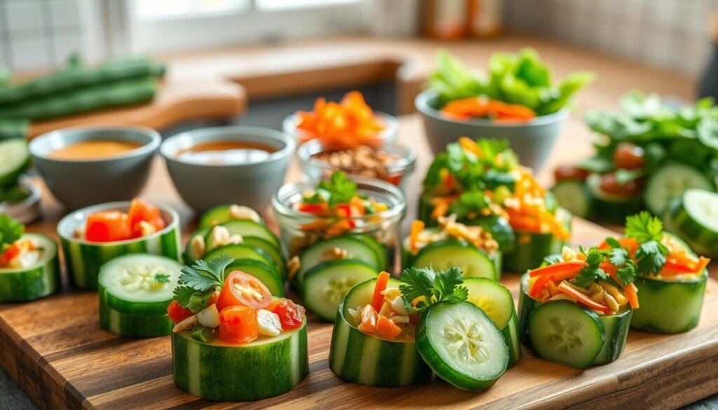 variations to cucumber salad